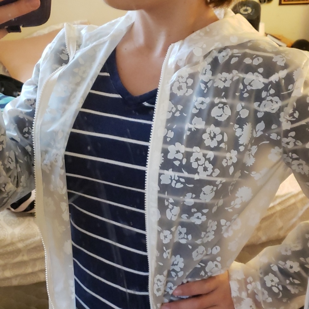 Girl's XL See through Raincoat